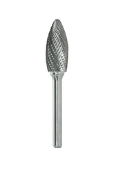 Somta Series 08C – 10mm Double Cut Carbide Burr (Flame Shape)